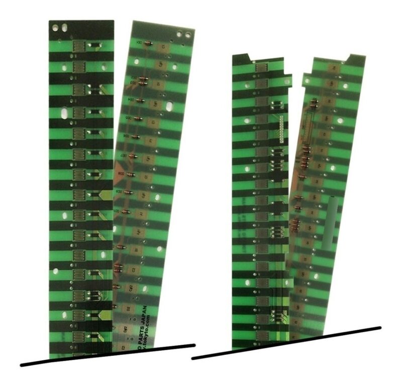 Par Placa Das Teclas Reforçadas P/ Yamaha Psr-e223